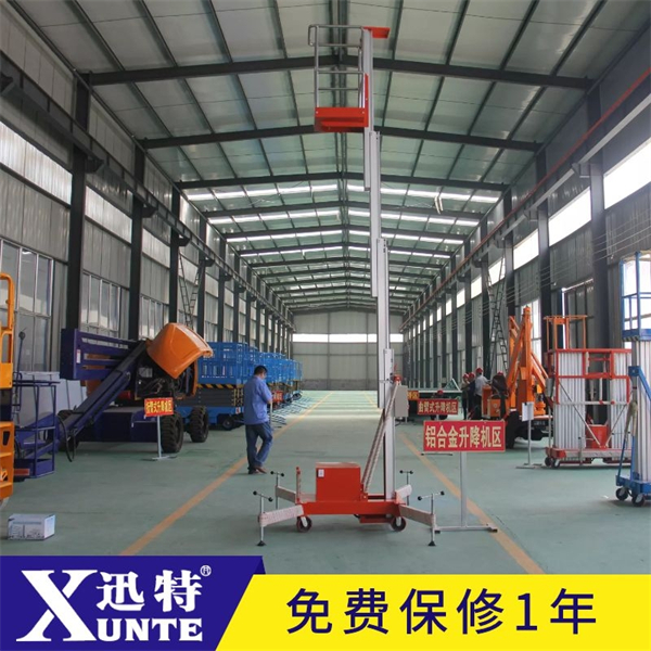 單桅柱式鋁合金升降機